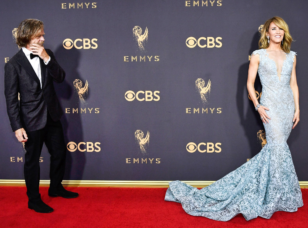 William H. Macy, Felicity Huffman, 2017 Emmy Awards, Arrivals, Candids